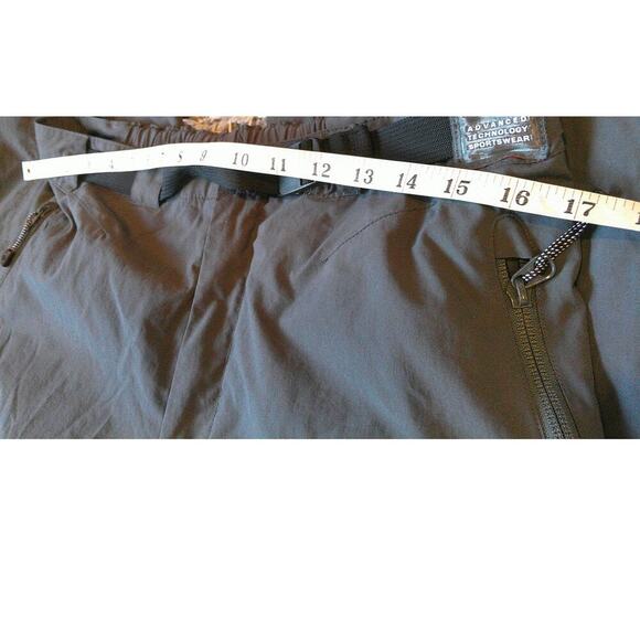 Slam Men’s Grey Nylon Snow Pants Size Medium Belted Inseam 30” Winter Ski Gear - Picture 11 of 11